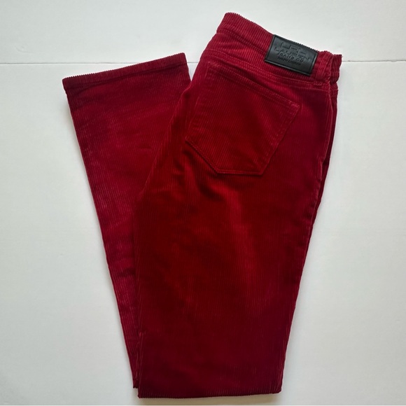Ralph Lauren Red Corduroy Pants LRL Preppy Women’s Sz 4 - Picture 1 of 7